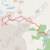 Trace GPS argualas algas garmo negro depuis Baños de Panticosa, itinéraire, parcours