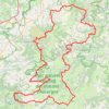 Trace GPS Tour des volcans et des lacs d'Auvergne, itinéraire, parcours