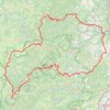 Trace GPS Tour du Haut-Vivarais, itinéraire, parcours
