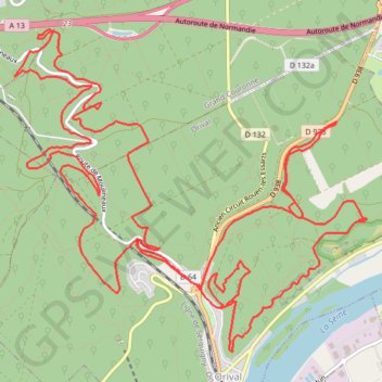 Trace GPS Orival, itinéraire, parcours