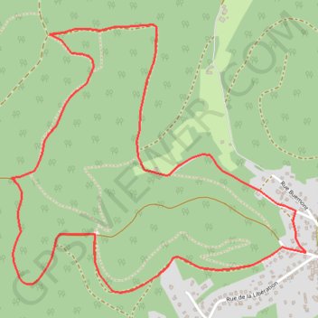 Trace GPS Chemins du Cœur des Vosges - Les Fourmis, itinéraire, parcours