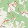Trace GPS Grande Traversée des PréAlpes : La Motte-Chalancon - Establet, itinéraire, parcours