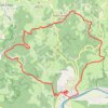 Trace GPS Autour de Cajarc, itinéraire, parcours