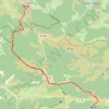 Trace GPS De Lanarce à la station de la Croix-de-Bauzon, itinéraire, parcours