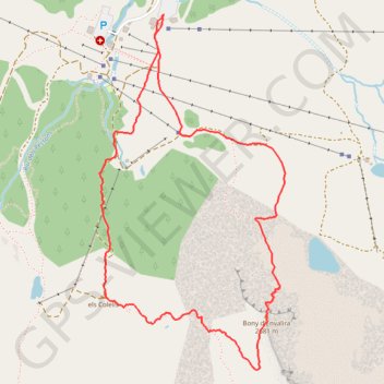 Trace GPS Bony d'Envalira - Via Ferrata, itinéraire, parcours