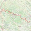 Trace GPS GR 4 : De Saintes (Charente-Maritime) à Mouthiers-sur-Boëme (Charente), itinéraire, parcours