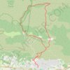 Trace GPS Les rochers de la Croix de Fer - Mérindol, itinéraire, parcours
