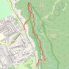 Trace GPS Chabot hike portion, itinéraire, parcours