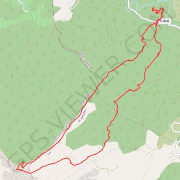 Trace GPS Saint Zacharie, itinéraire, parcours