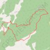 Trace GPS Saint Montan Font d'Urbe, itinéraire, parcours