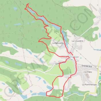 Trace GPS Marche Buissonniere, itinéraire, parcours