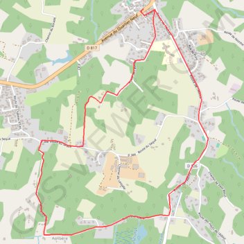 Trace GPS Coteaux de Riston - Saint-Martin-de-Seignanx, itinéraire, parcours