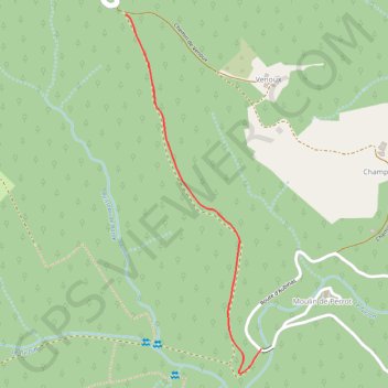 Trace GPS Rotisson - Venoux, itinéraire, parcours
