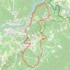 Trace GPS Entrechaux en Vaucluse, itinéraire, parcours
