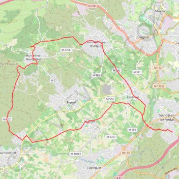 Trace GPS Oppidum de Murviel, itinéraire, parcours