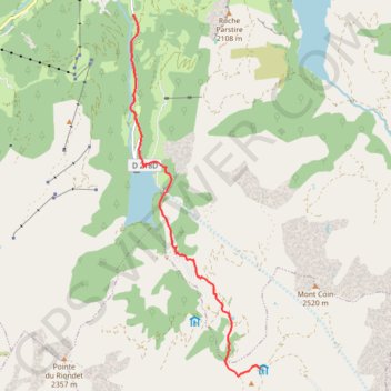 Trace GPS Trace-refuge-Coire-08-02-2024, itinéraire, parcours