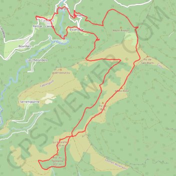 Trace GPS San Marti - Laviale, itinéraire, parcours
