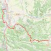 Trace GPS VTT Pamiers varilhes Laroque d'Olmes étape 4, itinéraire, parcours