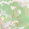 Trace GPS Dans le massif du regagnas, itinéraire, parcours