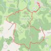 Trace GPS Nedde, autour de la forêt domaniale de Chaud, itinéraire, parcours