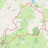 Trace GPS Saint-Martin-des-Faux, itinéraire, parcours