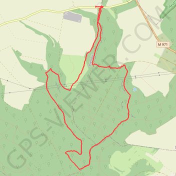 Trace GPS Marche nordique entre Darois et Prenois, itinéraire, parcours