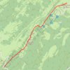 Trace GPS Sommet du Mont-Tendre, itinéraire, parcours