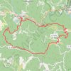 Trace GPS blannaves ( barrage Sainte Cécile), itinéraire, parcours