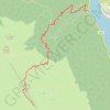 Trace GPS Pic de Chérue en ski de randonnée, itinéraire, parcours
