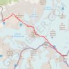 Trace GPS Mont Blanc voie normale du Goûter, itinéraire, parcours