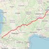 Trace GPS Chemin de Saint-Jacques-de-Compostelle, itinéraire, parcours