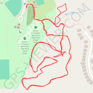 Trace GPS Mooresville Trail Run, itinéraire, parcours