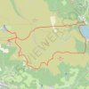 Trace GPS Banne d'Ordanche lac du Guéry, itinéraire, parcours