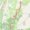 Trace GPS Pointe de Lanserlia, itinéraire, parcours