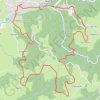 Trace GPS De Sauxillanges à Chabreyras, itinéraire, parcours