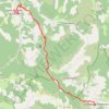 Trace GPS Grande Traversée des PréAlpes : Saint-Nazaire-le-Désert - La Motte-Chalancon, itinéraire, parcours