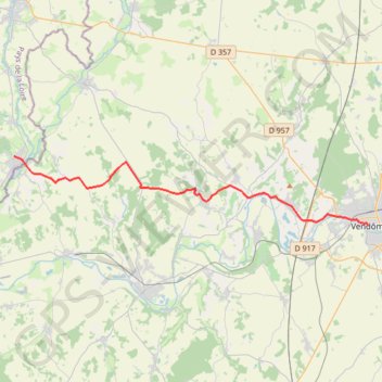 Trace GPS De Bessé-sur-Braye au Grand-Lucé, itinéraire, parcours
