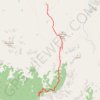 Trace GPS Grandview Trail (Grand Canyon), itinéraire, parcours