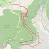 Trace GPS De Bar sur Loup à Gourdon, itinéraire, parcours