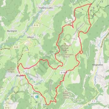 Trace GPS La Vallée Verte, itinéraire, parcours
