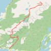 Trace GPS Digermulen - Keiservarden - Snøtind 003, itinéraire, parcours