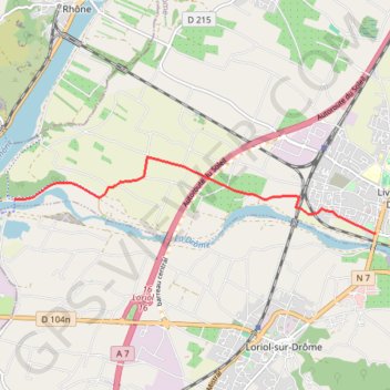 Trace GPS velodrome, itinéraire, parcours
