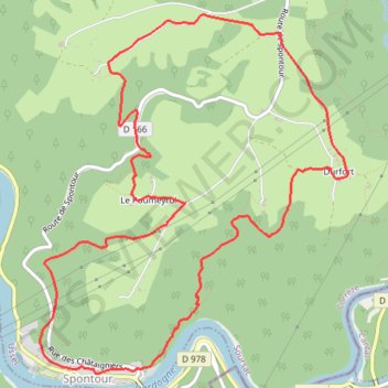 Trace GPS Des Gorges de la Dordogne au plateau Soursacois - Soursac - Pays de Haute Corrèze, itinéraire, parcours