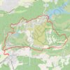 Trace GPS Lac de bimont par le Tholonet, itinéraire, parcours