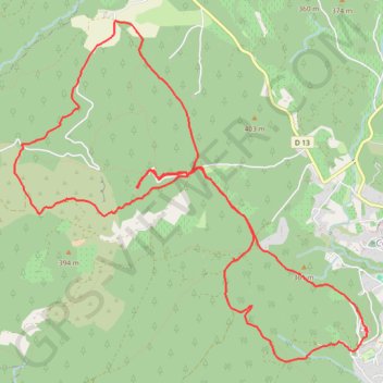 Trace GPS Cotignac - Les Hauts de Cotignac, itinéraire, parcours