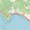 Trace GPS De Levanto à Vernazza, itinéraire, parcours