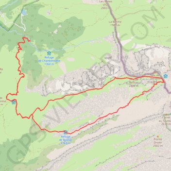 Trace GPS Tête de Bostan (Haute Savoie), itinéraire, parcours