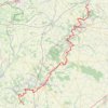Trace GPS GR655 Randonnée de Bonneval (Eure-et-Loir) à Prunay-Cassereau (Loir-et-Cher), itinéraire, parcours