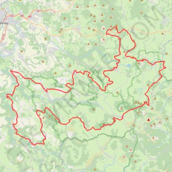 Trace GPS Évasion entre Loire sauvage et Mézenc, itinéraire, parcours