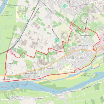 Trace GPS Loire et plaine horticole - Sainte-Gemmes-sur-Loire, itinéraire, parcours